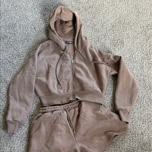 Fashion Nova Tan Hoodie